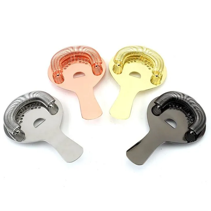 Penapis Koktel Keluli Tahan Karat Emas Hawthorne Penapis