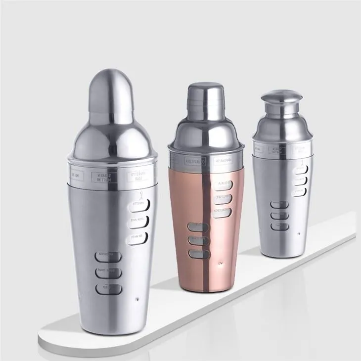 Martini Metal Shaker Dengan Resipi Di Sebelah