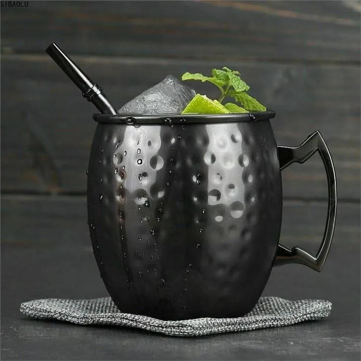 Matt Black Moscow Mule Mug