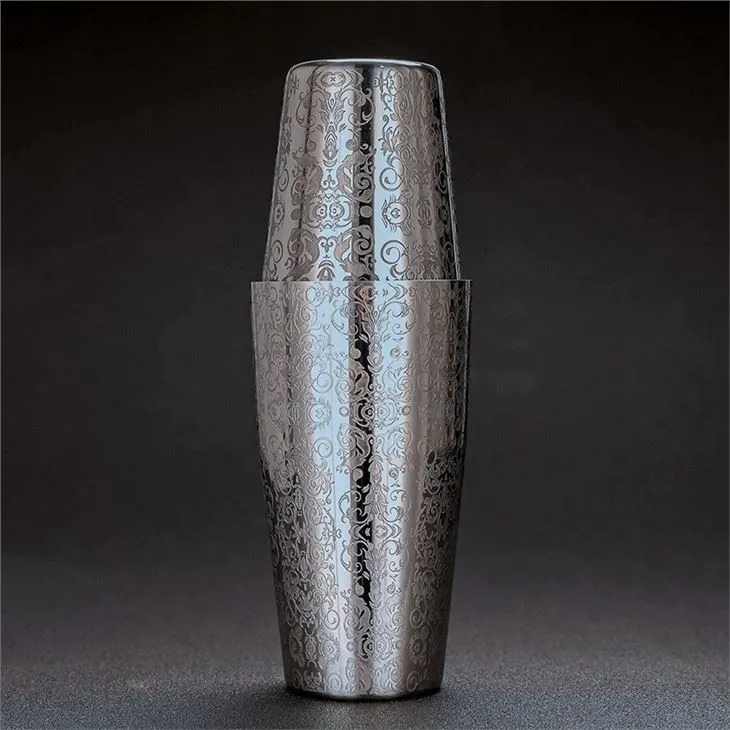 Pengocok Koktel Homestia Bunga Perak