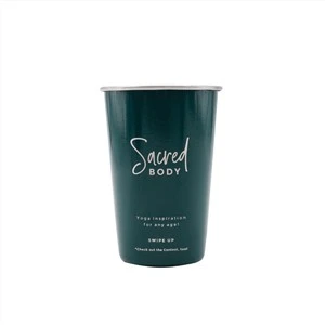 12 Oz Pint Tumbler Cawan Logam Boleh Bertindan