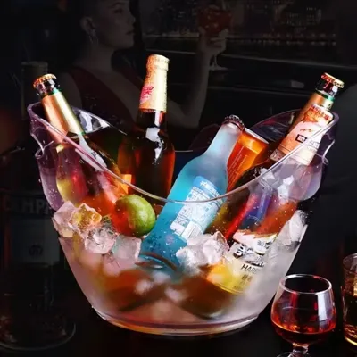 Berapa banyak botol yang boleh dimuatkan dalam baldi ais plastik?